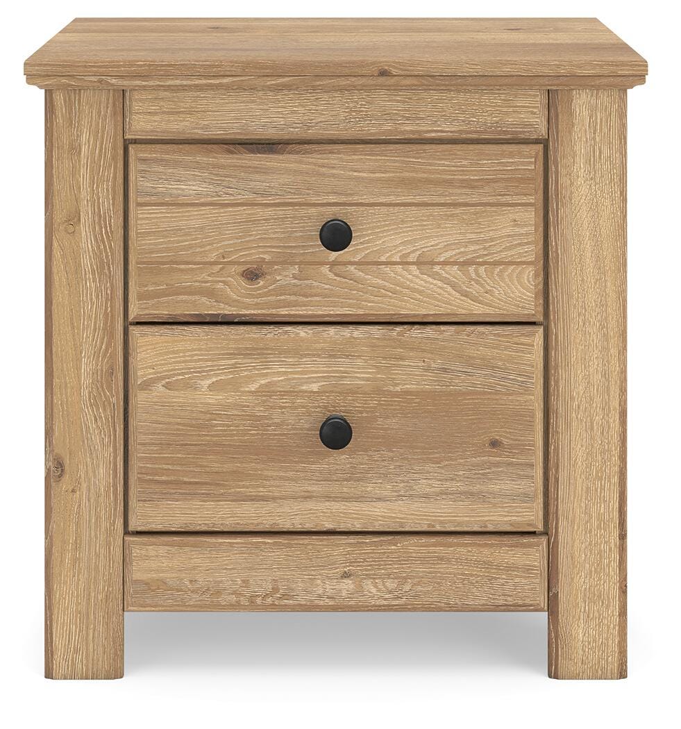 Makidern King Panel Bed, Dresser, Mirror and 2 Nightstands