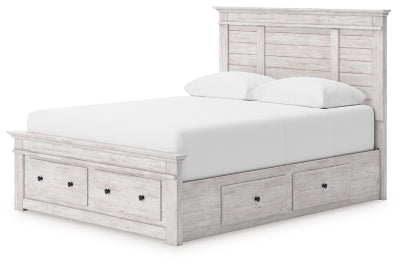 Makidern Queen Panel Storage Bed