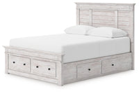 Makidern Queen Panel Storage Bed
