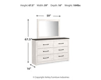 Gerridan Queen Panel Bed, Dresser, Mirror and 2 Nightstands