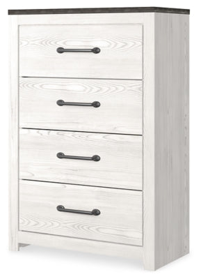 Gerridan Queen Panel Bed, Dresser, Mirror, Chest and Nightstand