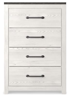 Gerridan Queen Panel Bed, Dresser, Mirror, Chest and Nightstand