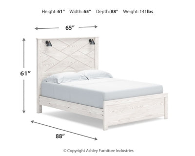 Gerridan Queen Panel Bed, Dresser, Mirror, Chest and Nightstand