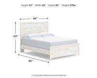 Gerridan Queen Panel Bed, Dresser, Mirror and 2 Nightstands