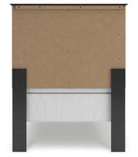 Maribel Twin Panel Bed and Nightstand
