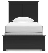 Maribel Twin Panel Bed and Nightstand