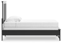 Maribel Twin Panel Bed and Nightstand
