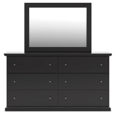 Maribel Queen Panel Bed, Dresser, Mirror, Chest and 2 Nightstands