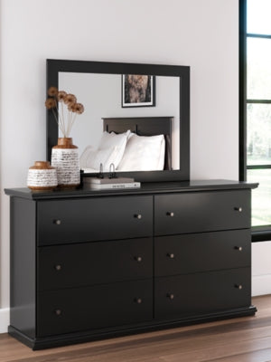 Maribel Queen Panel Bed, Dresser, Mirror, Chest and 2 Nightstands