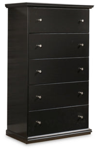 Maribel Queen Panel Bed, Dresser, Mirror, Chest and 2 Nightstands
