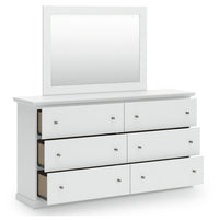 Bostwick Shoals Twin Panel Bed, Dresser and Mirror