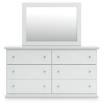 Bostwick Shoals Twin Panel Bed, Dresser and Mirror