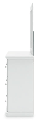 Bostwick Shoals Twin Panel Bed, Dresser and Mirror