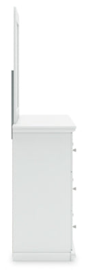 Bostwick Shoals Twin Panel Bed, Dresser and Mirror