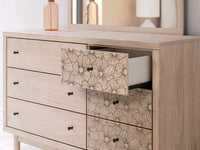 Arloster Full Upholstered Panel Bed, Dresser and Mirror