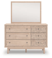 Arloster Full Upholstered Panel Bed, Dresser and Mirror