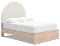 Arloster Full Upholstered Panel Bed, Dresser and Mirror
