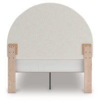 Arloster Full Upholstered Panel Bed, Dresser and Mirror