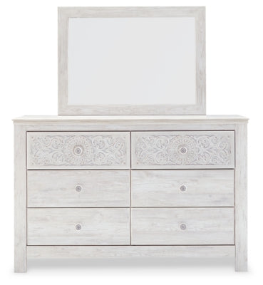 Paxberry Queen Panel Bed, Dresser, Mirror, Chest and 2 Nightstands