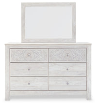 Paxberry Queen Panel Bed, Dresser, Mirror, Chest and 2 Nightstands
