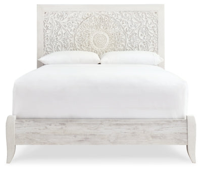 Paxberry Queen Panel Bed, Dresser, Mirror, Chest and 2 Nightstands