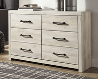 Cambeck King Panel Storage Bed. Dresser and Nightstand