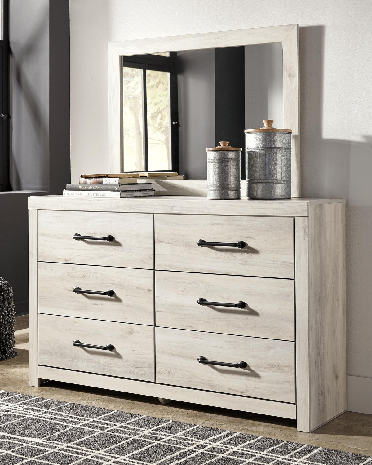 Cambeck Panel Storage Bed, Dresser, Mirror, Chest and 2 Nightstands