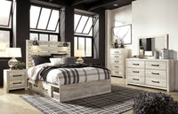 Cambeck Queen Panel Bed with Storage, Dresser, Mirror, Chest and Nightstand