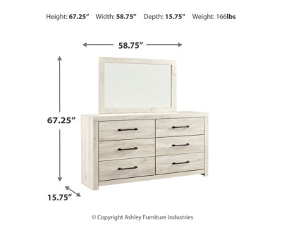 Cambeck Queen Panel Storage Bed, Dresser, Mirror, 2 Chests and 2 Nightstands