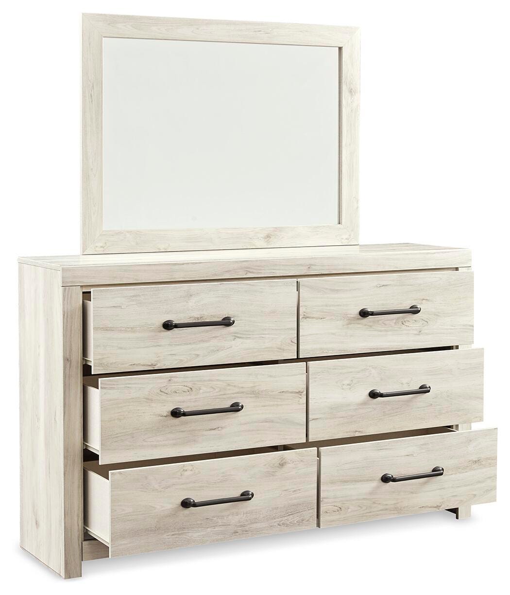 Cambeck Panel Storage Bed, Dresser, Mirror, Chest and 2 Nightstands