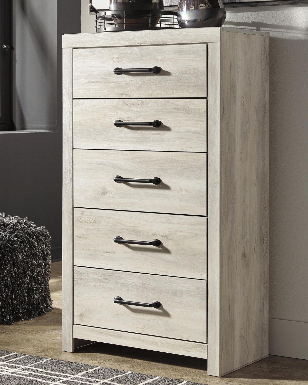 Cambeck Panel Storage Bed, Dresser, Mirror, Chest and 2 Nightstands