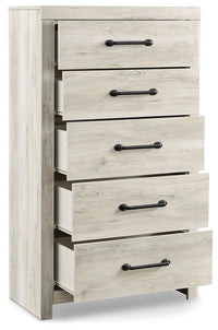 Cambeck Panel Storage Bed, Dresser, Mirror, Chest and 2 Nightstands