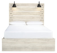 Cambeck Queen Panel Bed with Storage, Dresser, Mirror and 2 Nightstands