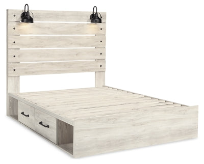 Cambeck Queen Panel Bed with Storage, Dresser, Mirror and 2 Nightstands
