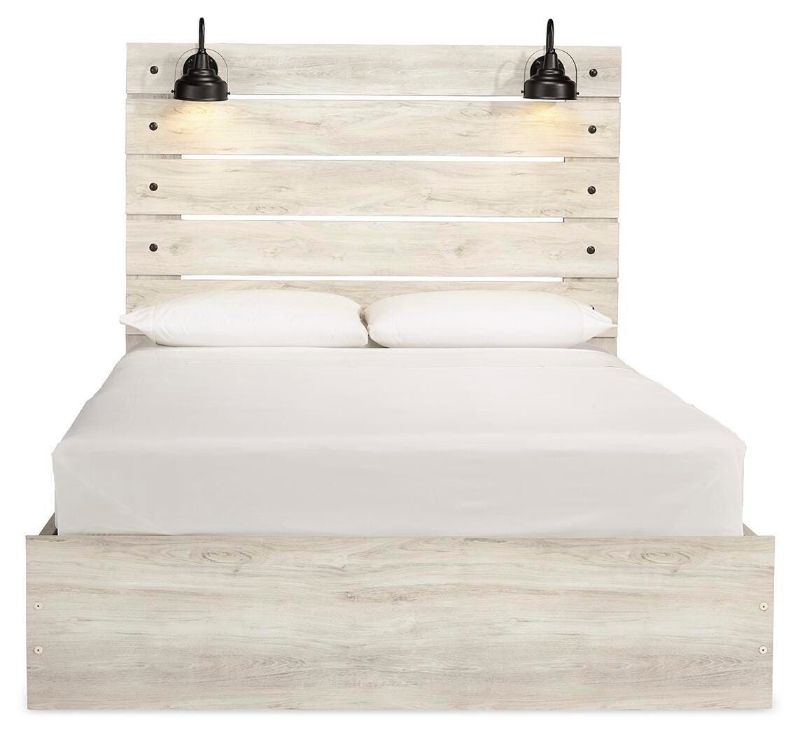 Cambeck Panel Storage Bed, Dresser, Mirror, Chest and 2 Nightstands
