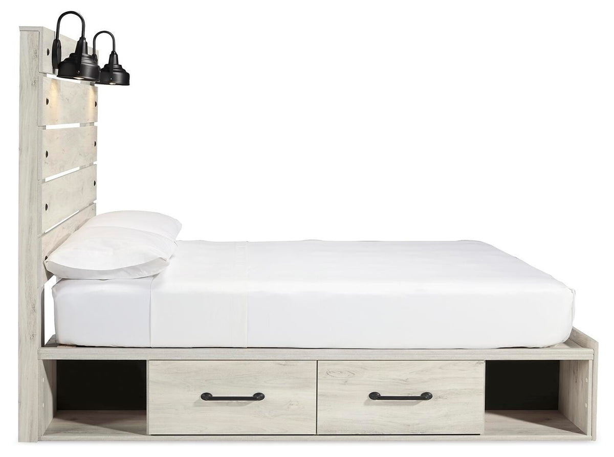 Cambeck Panel Storage Bed, Dresser, Mirror, Chest and 2 Nightstands