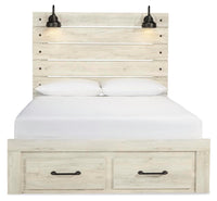 Cambeck Panel Storage Bed, Dresser, Mirror, Chest and 2 Nightstands