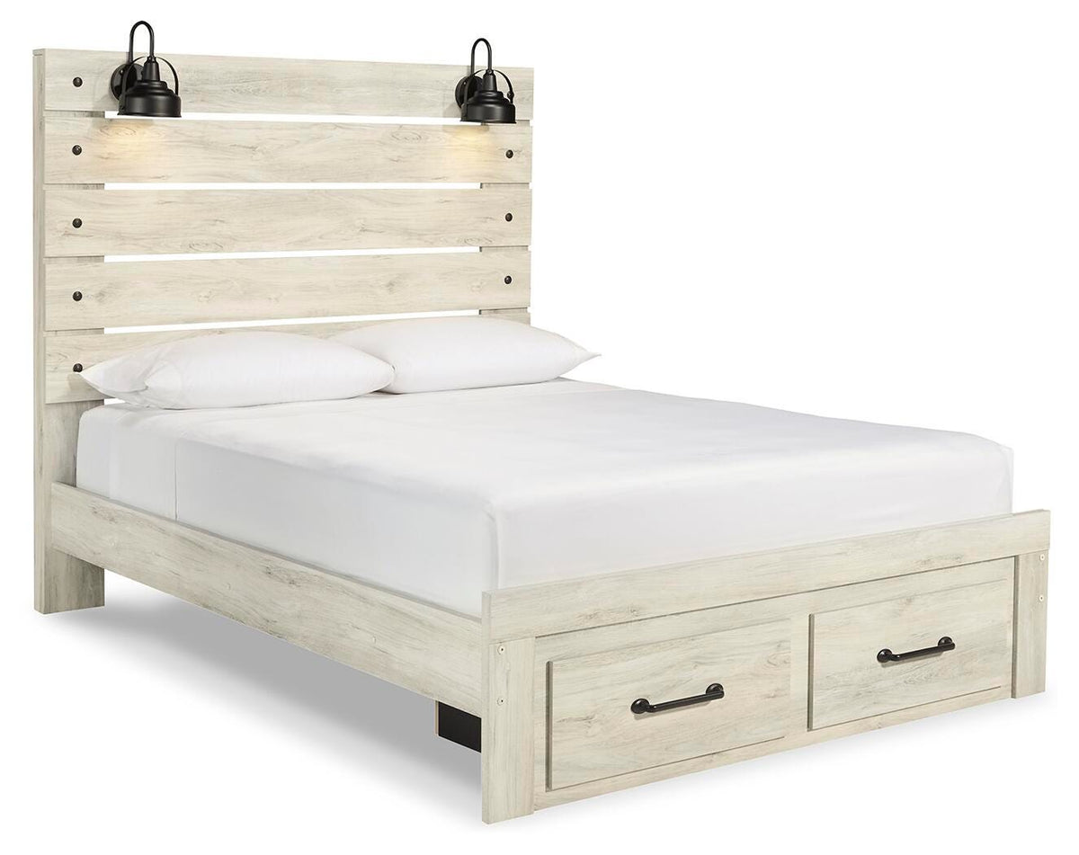 Cambeck Panel Storage Bed, Dresser, Mirror, Chest and 2 Nightstands