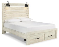 Cambeck Panel Storage Bed, Dresser, Mirror, Chest and 2 Nightstands