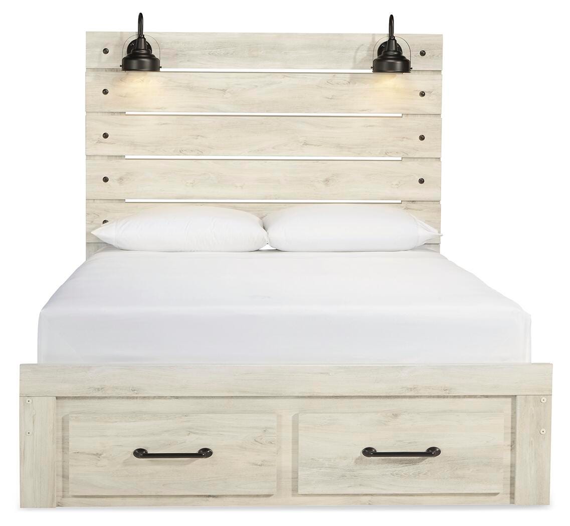 Cambeck Panel Storage Bed, Dresser, Mirror, Chest and 2 Nightstands