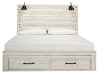 Cambeck King Panel Storage Bed, 2 Chests and 2 Nightstands