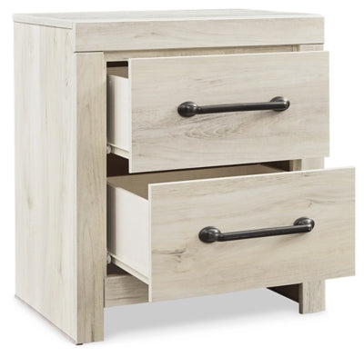 Cambeck King Panel Storage Bed. Dresser and Nightstand