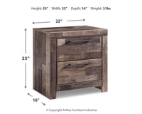 Derekson Queen Panel Storage Bed, Dresser and 2 Nightstands