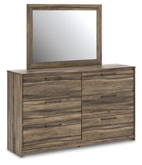 Elbrim Full Panel Storage Bed, Dresser, Mirror and 2 Nightstands