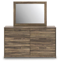 Elbrim Full Panel Storage Bed, Dresser, Mirror and 2 Nightstands