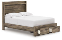 Elbrim Full Panel Storage Bed, Dresser, Mirror and 2 Nightstands