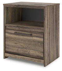 Elbrim Full Panel Storage Bed, Dresser, Mirror and 2 Nightstands