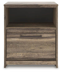 Elbrim Full Panel Storage Bed, Dresser, Mirror and 2 Nightstands