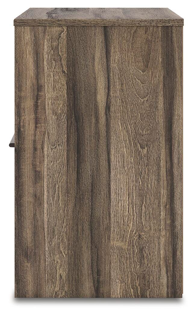 Elbrim Full Panel Storage Bed, Dresser, Mirror and 2 Nightstands