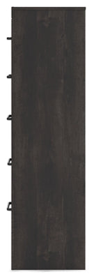 Hollivern Twin Panel Storage Bed, Dresser, Mirror and Chest